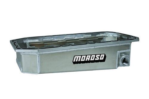 Moroso Aluminum Wet Sump Oil Pan 20056, Fits TFX 96/2000/2002 Hemi, Pro Mod and Funny Car