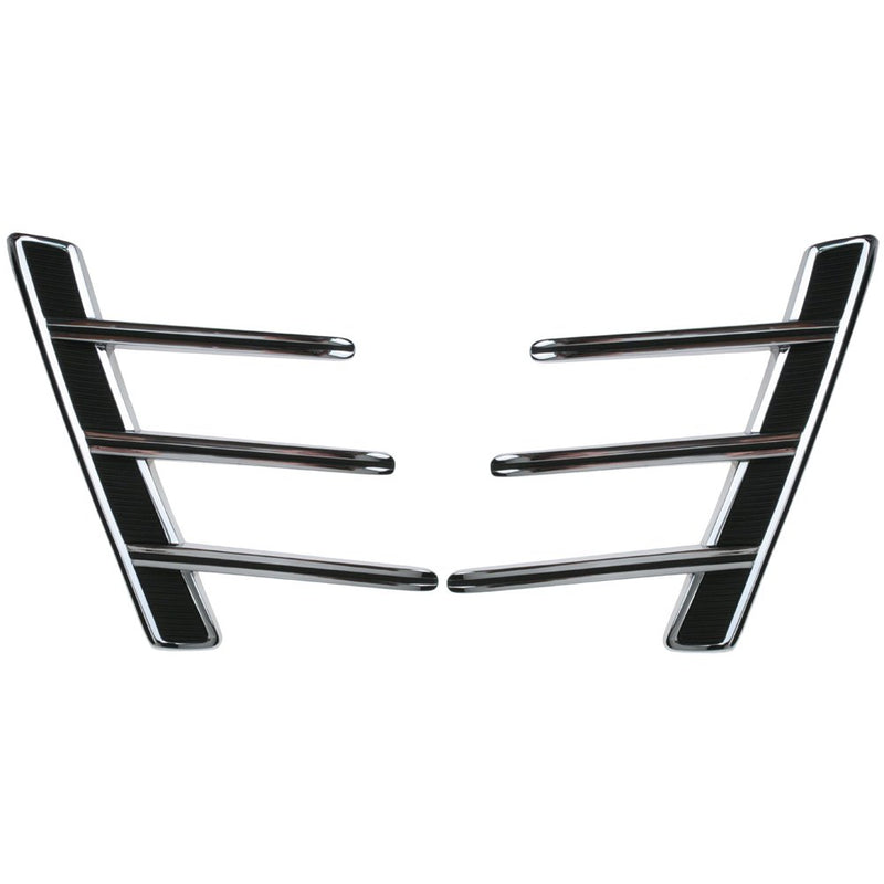 Concours Scott Drake Quarter Panel Ornament Set in a Chrome Finish, Compatible with 1966 Ford Mustang, Model C6ZZ-65290A76/7