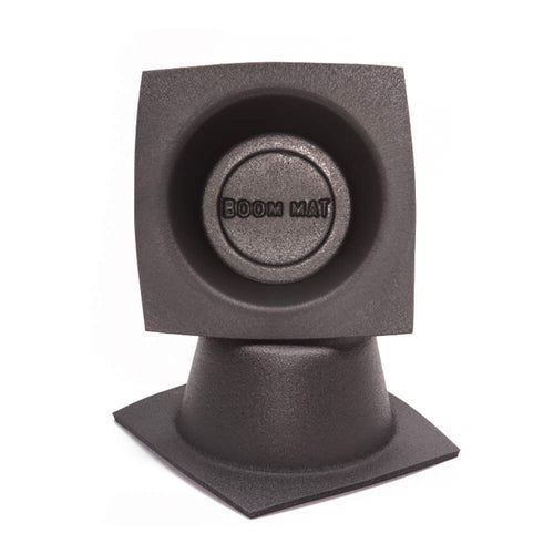 Design Engineering Boom Mat 050311 Speaker Baffles, 4" Round Slim (Pack of 2), Black
