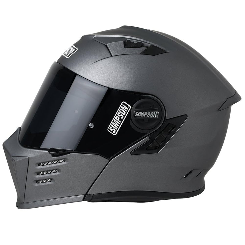 Simpson Motorcycle Mod Bandit Helmet M59XL4 - Flat Alloy