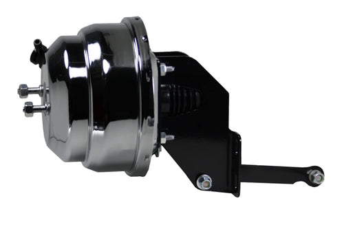 8 Inch LEED BRAKES Dual Power Booster With Bracket Kit (Chrome)