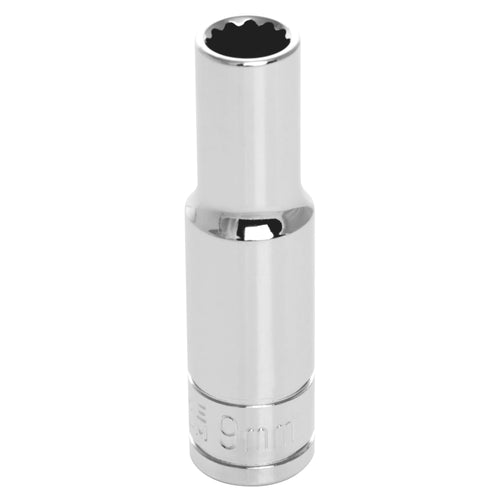 W38709 Performance Tool 12-Point Socket, 3/8-Inch Drive, 9mm