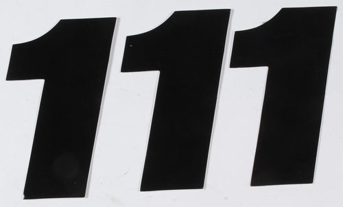 SX PROS #1 XL 7" BLACK 3/PK