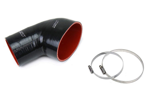 Black HPS 57-1078-BLK Silicone Air Intake Hose (Post MAF Tube)