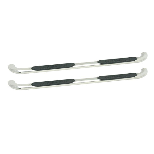 Platinum 4 Oval Nerf Bars Westin fits 2019-2025 Silverado Sierra 1500 Crew Cab (Exc 2019 Silverado LD/Sierra 1500 Limited) Stainless Steel Pair