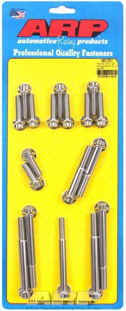 ARP 12-Point Stainless Steel Timing Cover Bolt Kit 490-1501