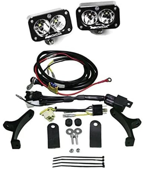Baja Designs Squadron Pro Motorcycle LED Headlight Kit (D/C) w/Shell (Blue Shell)