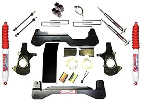Skyjacker Suspension Lift Kit C7661PK-H w/Shock 6 in. Lift Incl. Adjustable Front Struts Rear Blocks