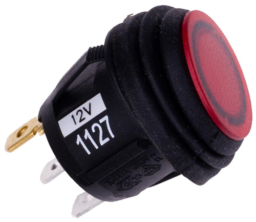 Lighted RIGID INDUSTRIES Rocker Switch, Regular: LED Indicator Light Switch