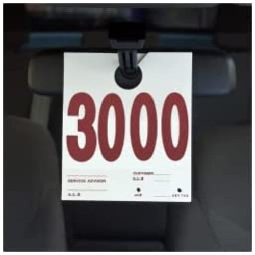 Service Dispatch Slip-N-Grip Numbers Series 3000-3999 7.5Inx6.5In 1000/Box