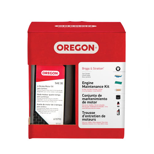 Oregon Engine Tune-Up Maintenance Kit for Briggs & Stratton Lawn Mower Twin Cylinder Engines (01-104)