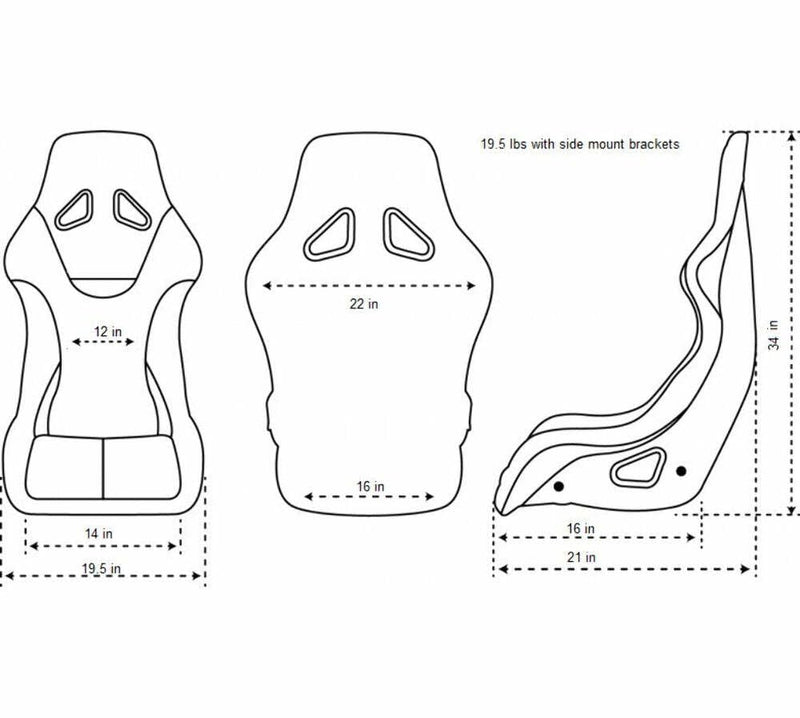 NRG Innovations Prisma NRG-FRP-302-GIJ Fixed Back Bucket Seat wBottom Mount,Green Camo Print Fabric/Green Sparkle Back