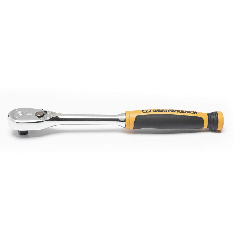 3/8" Drive GEARWRENCH 90 Tooth Cushion Grip Teardrop Ratchet - 81208T