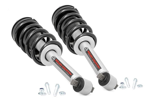 3.5" Rough Country N3 Loaded Struts for 2014-2018 Chevy/GMC 1500-501130,Silver
