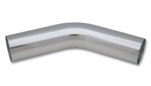 4.5" OD T6061 Aluminum Mandrel Bend - Vibrant Performance 2945, 45 Deg (Polished), 1 Pack