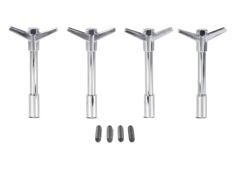 Valve Cove Ford Bolt Kit 4pk Chrome w/Ford Logo