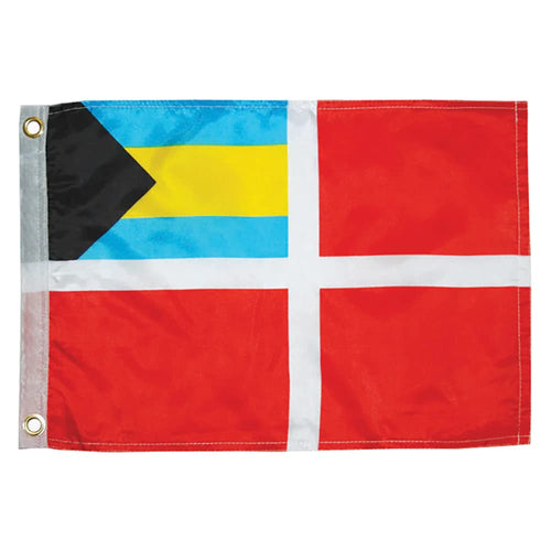 Bahamas Courtesy Flag for Boats, TAYLOR MADE PRODUCTS Pools and Docks 12" x 18"