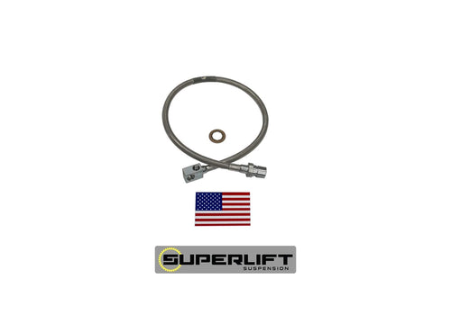SUPERLIFT SUSPENSION RealTruck Brake Hose Kit for Suburban/Blazer/GM Pickup | Rear Bullet Proof Single Brake Hose | 91336 | Fits 1971-1987 GM Pickup; 1971-1991 Blazer / Suburban with 8-12" Lift Kit