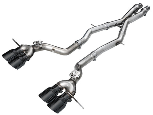 23-24 BMW G87 M2 AWE Tuning Track Edition Exhaust - Diamond Black Tips