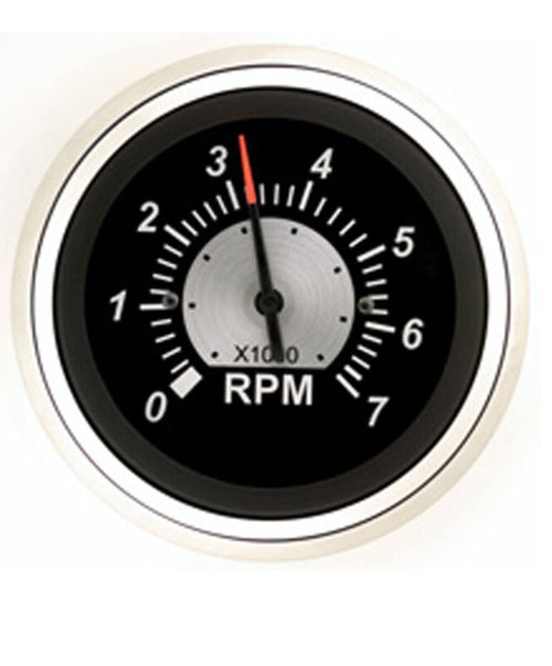 Black SEASTAR SOLUTIONS Sterling Gas Engine Tachometer, 7000 RPM