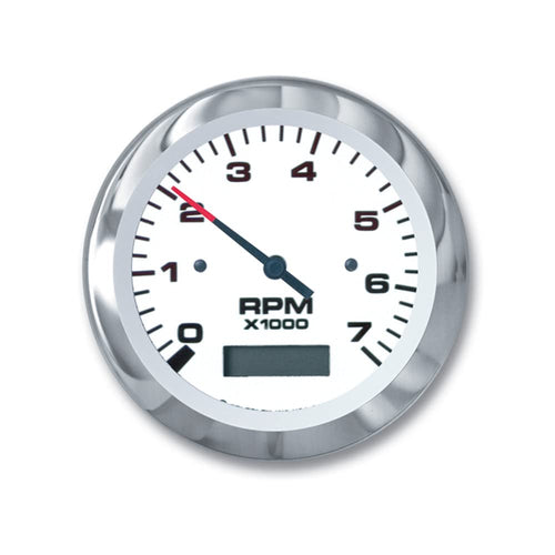 Lido Sierra International 65129P for 4-Stroke Gas Engines Electric Tachometer/Hourmeter, 3"