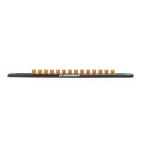 Magnetic Socket Rail GEARWRENCH 1/2" Drive Includes 14 Clips - 83128