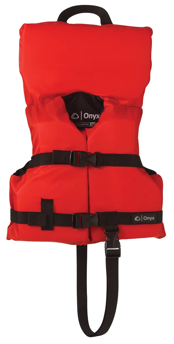 General Purpose ONYX Boating Life Jacket Infant/Child, Red