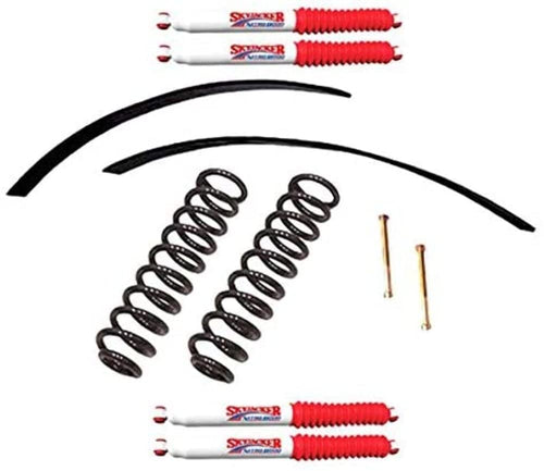 Suspension Lift Kit Skyjacker F525K-N w/Shock Nitro Shocks 2-2.5 in. Lift Incl. Front Coil Springs Rear Add-A-Leafs