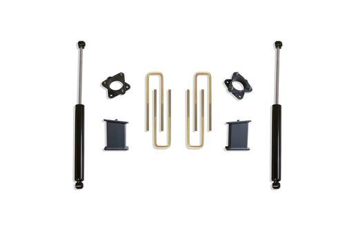 Suspension Lift Kit Maxtrac Suspension 901355 Component (3In Strt. Spacr, 4In Blks, U-Bolts, 1In Shkle, Maxtrac Shocks 2900Ll)