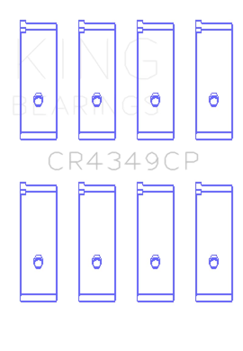 CR4349CP0.25 King Engine Bearings Connecting Rod Bearing Set
