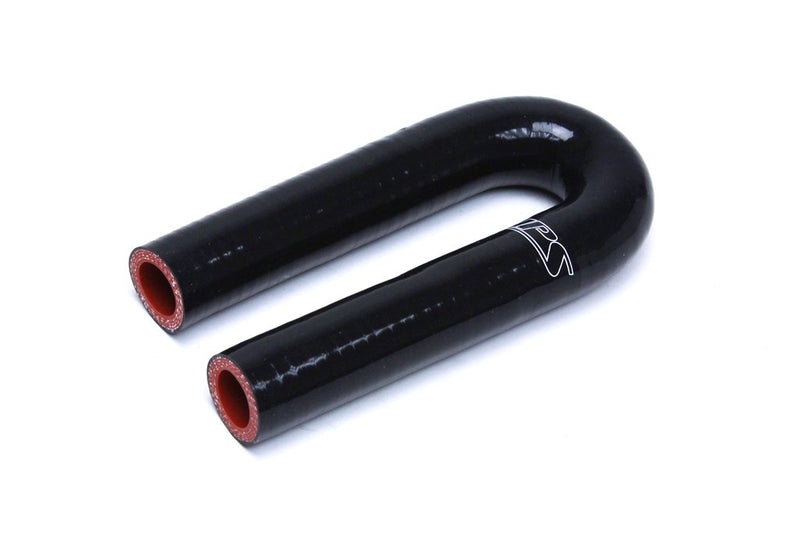 180 Degree HPS Silicone Elbow Coupler Hose HTSEC180-075-BLK, Black