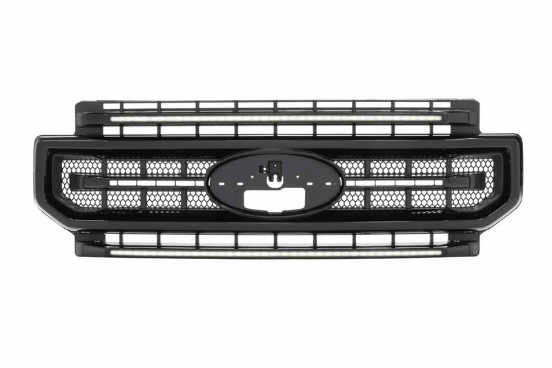 Ford Super Duty Morimoto XBG LED Grille (20-22) (Gloss Black / White DRL) HTMC XBG10