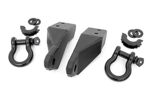 Rough Country Shackle Mount Kit Tow Hook for 2007-2021 Toyota Tundra - RS154