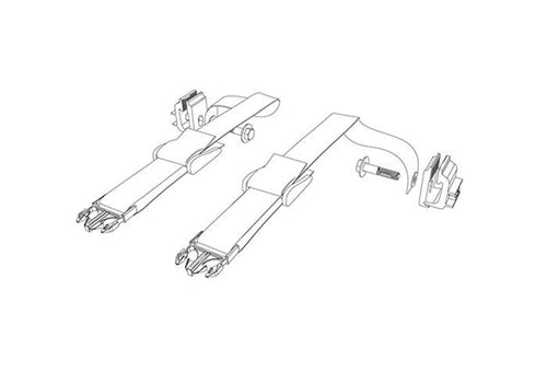 Revolver X2 Strap Clamp Assembly Pair Bak Industries PARTS-546A0001 Revolver X2 Strap Clamp Assembly