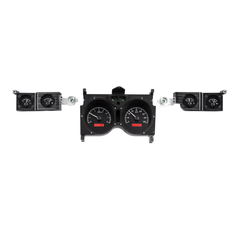 Chevy Chevelle / Monte Carlo VHX System, Black Alloy Style Face, Red Display 1973-77
