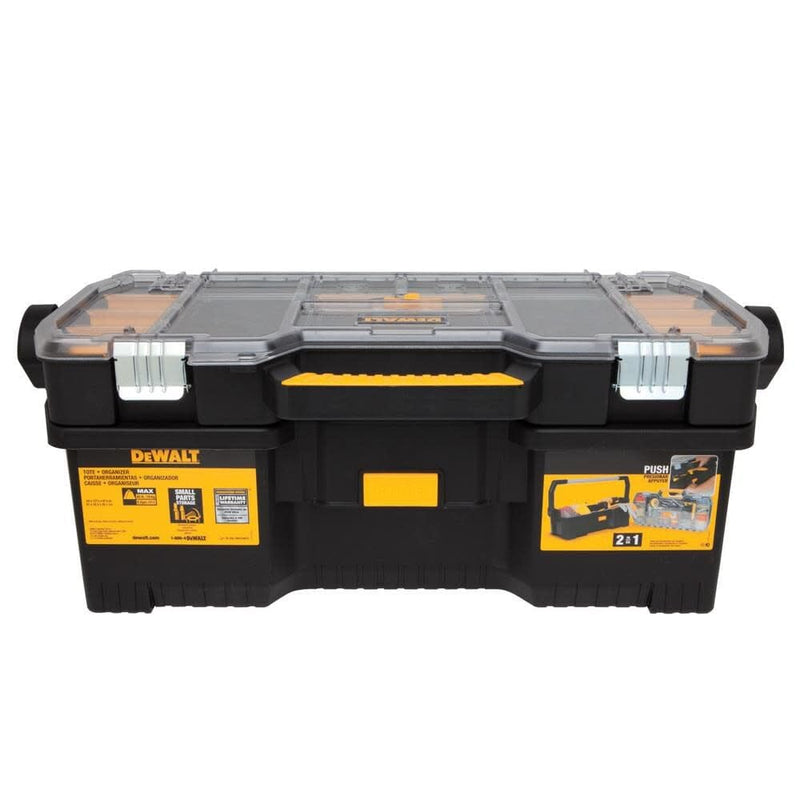 DEWALT Organizer Box & Tote With Dividers (DWST24075) Black