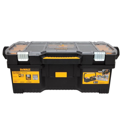 DEWALT Organizer Box & Tote With Dividers (DWST24075) Black