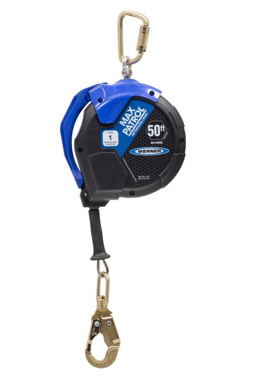 50ft Max Patrol Self-Retracting Lifeline, R410050 Galvanized Cable