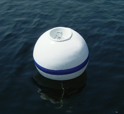 Sur-Moor T3C Boat Mooring Shackle Nest Buoy, Taylor Made Products 18 Inch Diameter, White