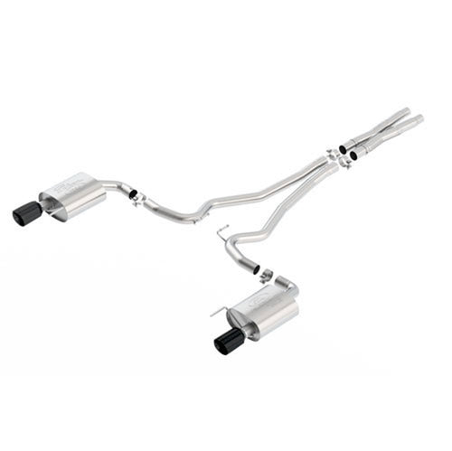 Ford Racing M-5200-M8TC CAT BACK TOURING EXHAUST SYSTEM 2015-2016 MUSTANG GT 5.0L - CHROME TI