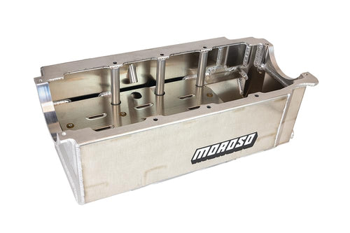 Moroso Aluminum Marine/Drag Race Oil Pan 21420, Fits Big Block Chevy Mark IV, 7.75" Depth