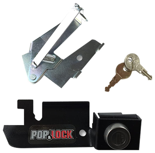 Pop & Lock Black PL2300 Manual Tailgate Lock (Works only with Factory Steel Handle)