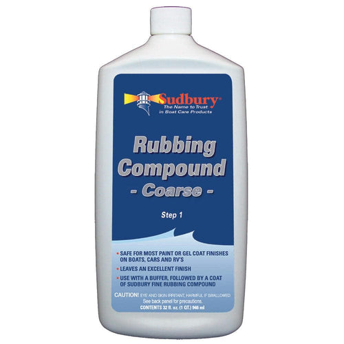 Rubbing Compound Coarse Sudbury - Step 1-32oz Fluid