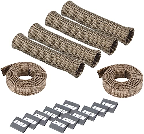 Protect-A-Boot and Wire Design Engineering 10588 Titanium 4-Cylinder Kit for Spark Plug Boot and Wire Protection