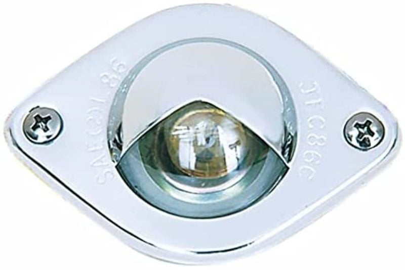 License/Utility Light Peterson Manufacturing V437 (Oblige Chrome 3.0625"X2.25"), 1 Pack