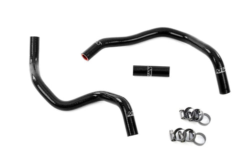 HPS High Temp Black Reinforced Silicone Heater Coolant Hose Kit Compatible for 2018-2024 Subaru Crosstrek 2.0L 2.5L, 57-2110-BLK