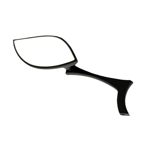 Black CIPA Motorcycle Stylized Teardrop Mirror Kit