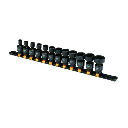 3/8" Drive DEWALT DWMT19228 Impact Universal Socket Set (12 Piece)
