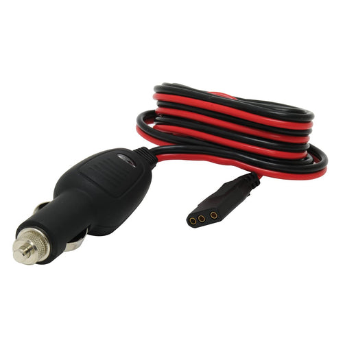 High Power Wilson CB Cord with Rubberized Plug 3053CBPP - Fused 15 Amp Cigarette Lighter Plug - Rubberized Plug Cable - Long 6Ft Cord