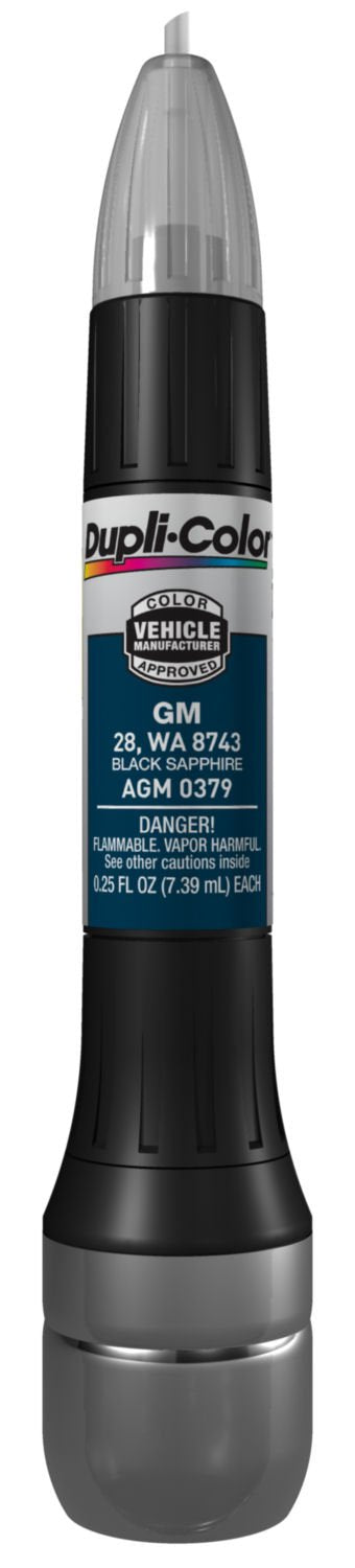 Dupli-Color Scratch Fix AGM0379 All-In-1 Exact-Match Automotive Touch-Up Paint – General Motors Black Sapphire – 0.25 oz. Paint Pen